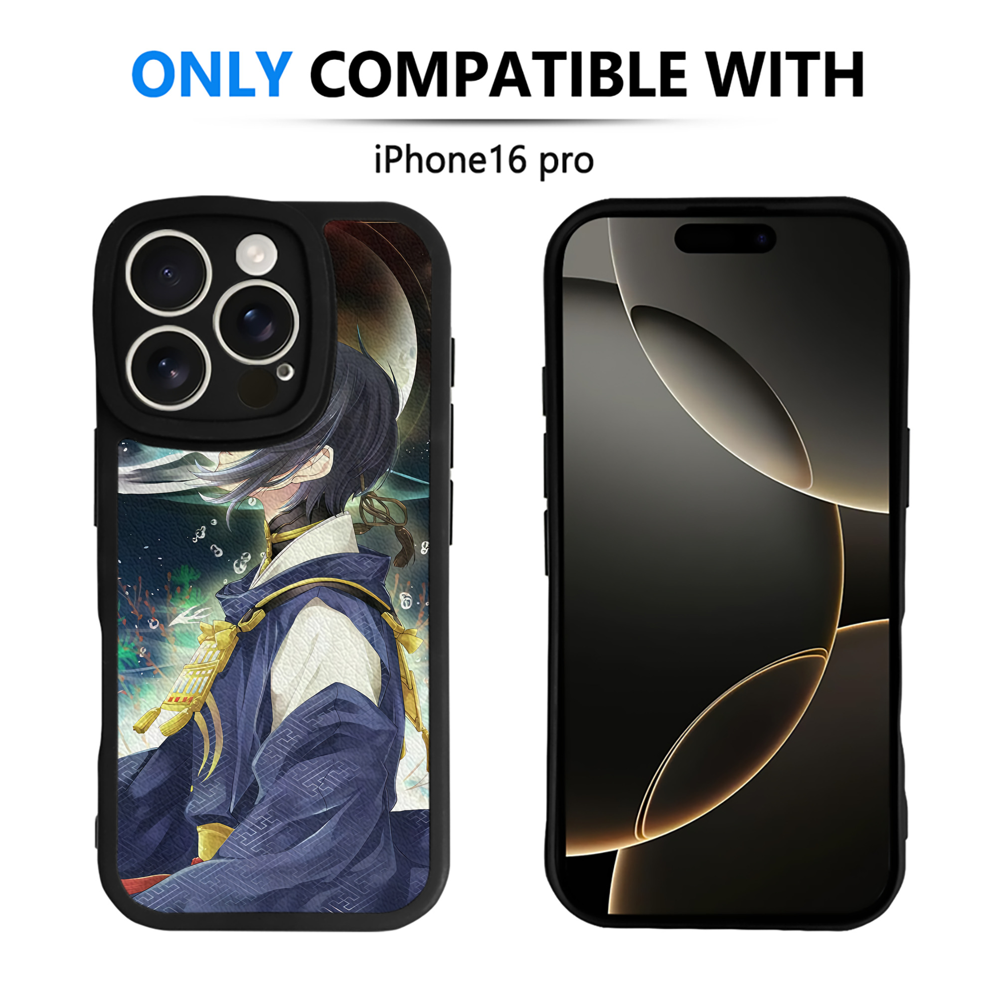 （画像用） 刀剣乱舞 Touken Ranbu 【iPhone 16シリーズ対応】シリコンスマホケース（レザー調） 材質：シリコン